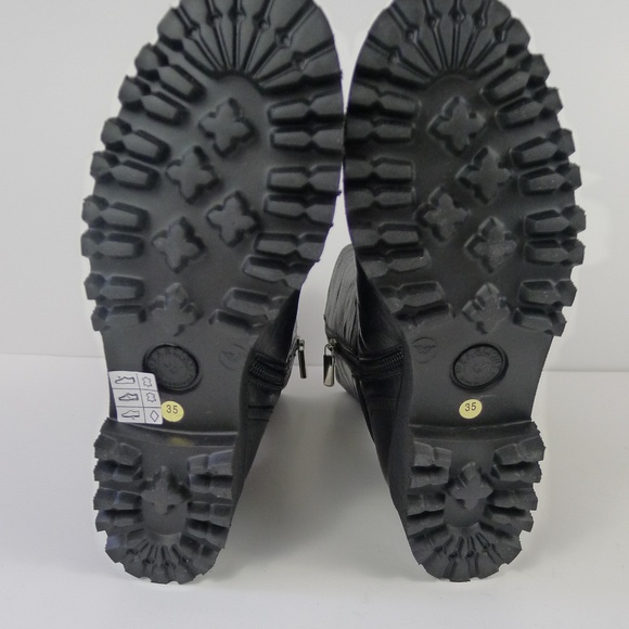 Apia Women's Massima Leather Biker Boots - Picture 4 of 5